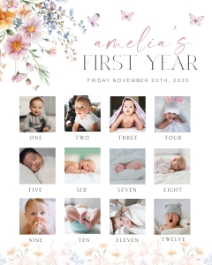 LWF - My First Year In Photos design preview