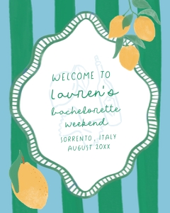 CB - Welcome Sign - 8x10: CB - Welcome Signs