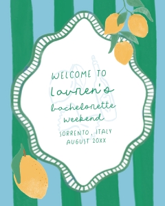 CB - Welcome Sign - 16x20: CB - Welcome Signs