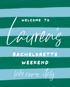 CB - Welcome Sign - 8x10: CB - Welcome Signs