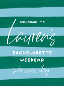 CB - Welcome Sign - 18x24: CB - Welcome Signs