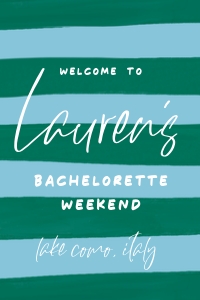 CB - Welcome Sign - 24x36: CB - Welcome Signs