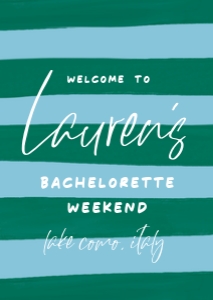 CB - Welcome Sign - A3 - 11.7x16.5: CB - Welcome Signs