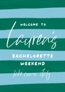 CB - Welcome Sign - A2 - 16.5x23.4: CB - Welcome Signs