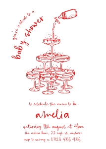 HD2 - Invitation Red design preview