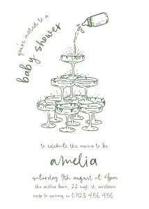 HD2 - Invitation Green design preview