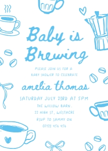 ABB - Baby Shower Invite design preview