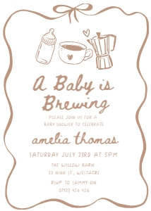 ABB - Baby Shower Invite design preview