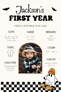 HW1 - My First Year Stats WP v2 - 20x30: Full Bundle