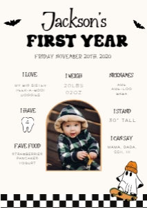 HW1 - My First Year Stats WP v2 - A3 - 11.7x16.5: Full Bundle