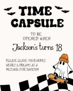 HW1 - Time Capsule Sign - 8x10: Full Bundle