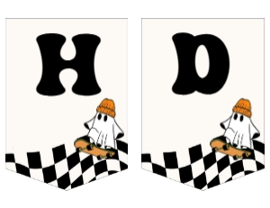 HW1 - Happy Birthday Bunting 6 - 11x8.5: Full Bundle