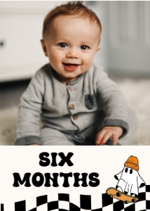 HW1 - Photo Card - Six Months: Full Bundle