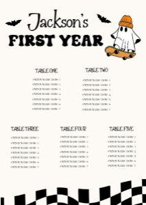 HW1 - Seating Chart - A3 - 11.7x16.5: Full Bundle