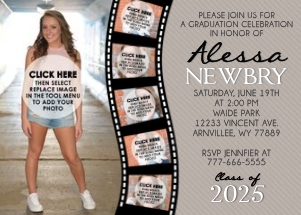 Filmstrip Graduation (Through The Years) design preview