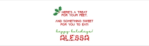 Sock Wrap Printable: Sock Wrap Printable (8.5x2.5)