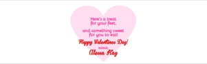 Valentine's Sock Wrap Printable - Style 2: Valentines Sock Wraps - 2 Styles Included