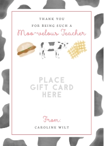 Teacher Appreciation - Gift Card Holder, Moovelous design preview