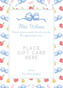 Teacher Appreciation - Gift Card Holder - LMY Whata Teach design preview