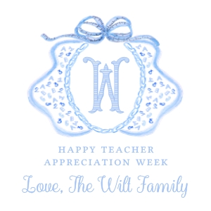 Teacher Appreciation - Gift Tag - LMY Whata Teach Crest, Blue design preview