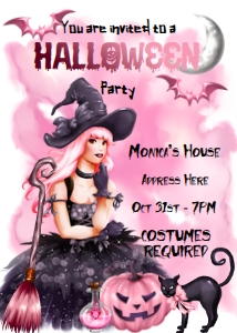 Halloween Party Invitation design preview