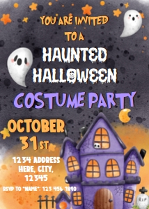 Halloween Party Invitation design preview