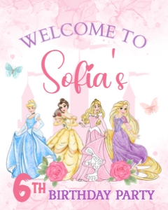 Princess Welcome Sign: Princess Welcome Sign