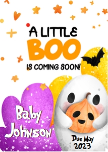 Halloween Pregnancy Announcement design preview