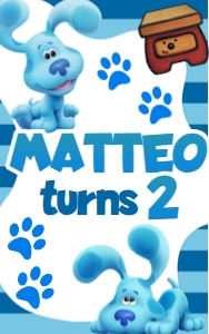 Blues Clues Gift Bag Labels design preview
