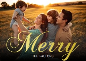 Christmas Photo Card design preview