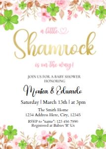 St Patrick's Day Baby Shower Girl: St Patrick's Baby Shower Girl