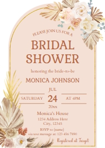 Bridal Shower Invitation design preview