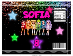 Rainbow High Chip Bag: Rainbow High Chip Bag