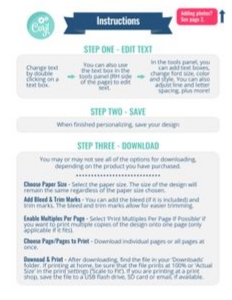 Instructions: Rainbow Polka Dots