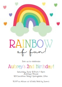 Rainbow Birthday: Rainbow of Fun