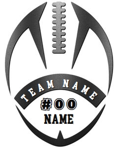 Metal Football Locker tag design preview