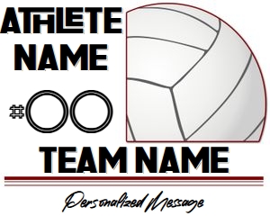 Corner Volleyball 10x8 Digital Sign design preview