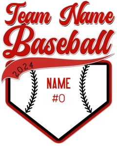 Baseball Home Base Sign 8x10 design preview