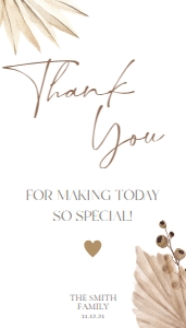 Neutral Gender Reveal Thank you Tag: Neutral Gender Reveal Invitation