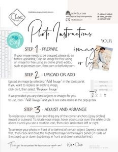 Photo instruction: Gift Certificate - GC-003