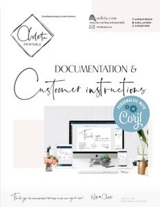 Customer Instructions: Gift Certificate - GC-003
