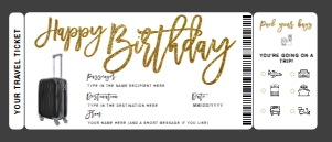 Gift ticket pass - AGT-021 design preview