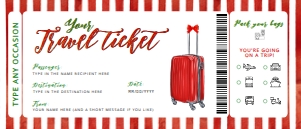 Gift ticket pass - AGT-020 design preview