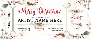 Gift ticket pass - AGT-036 design preview