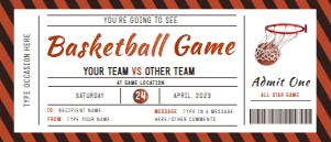 Gift Ticket Boarding Pass - AGT-026 - 7x3 in: Gift ticket pass - AGT-026