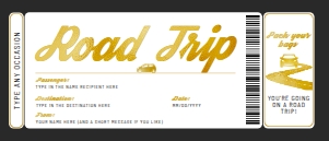 Gift ticket pass - AGT-049 design preview