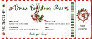 Gift ticket pass - AGT-047 design preview