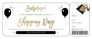 Gift Ticket Boarding Pass - AGT-057 - 7x3 in: Gift ticket pass - AGT-057