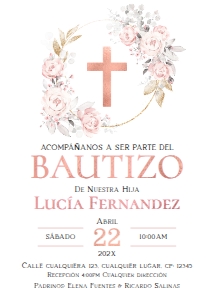 Spanish Bautizo Invitaciones - SBI-05-1-col-0010: Spanish Bautizo Invitaciones - SBI-05-1-col-0010