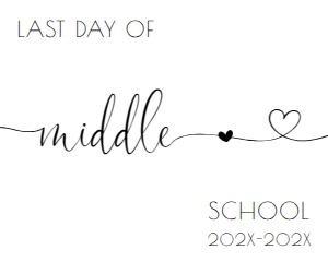 Last day sign - LD-1-20: Last day sign - LD-1-20